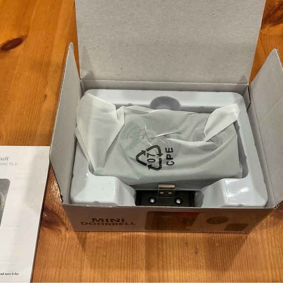 MINI DOORBELL CAMERA SYSTEM NEW HD WIFI SPEAKER NIGHT VISION GRAY CAPTURE IMAGES - Picture 6 of 8